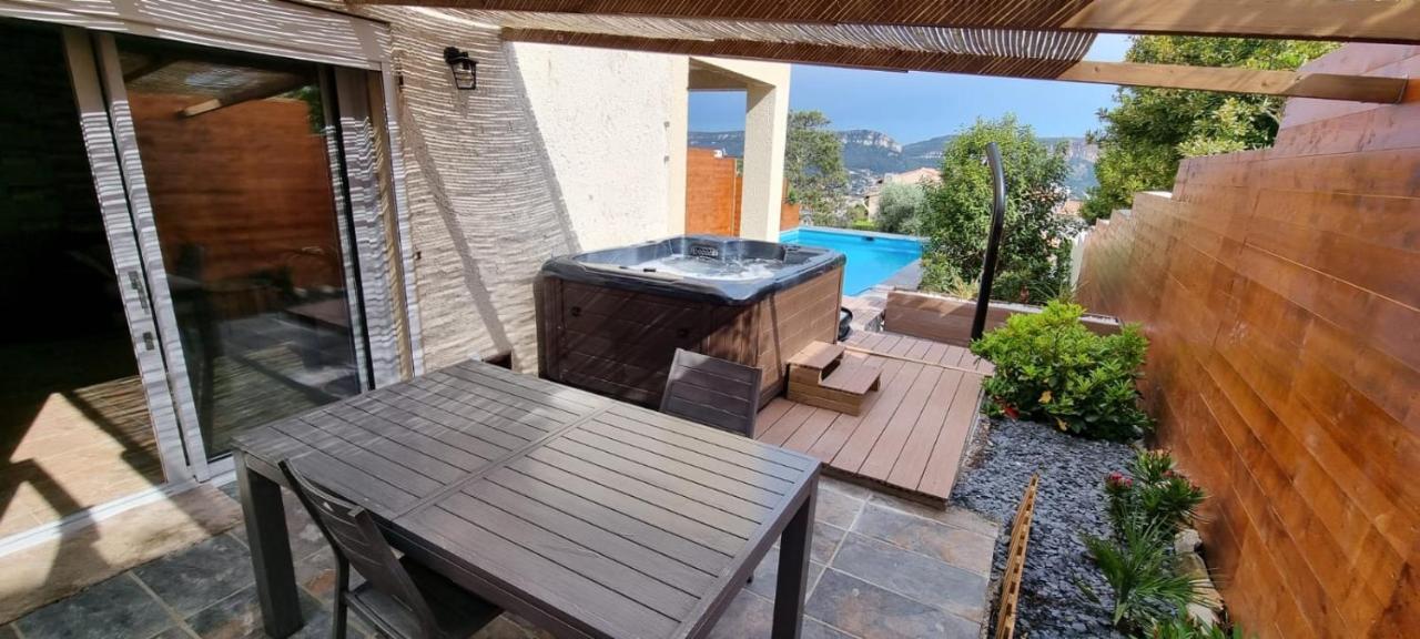 Reves De Vie, Appartement Vue Mer, Grande Piscine Privee , Spa Privatif 카시스 외부 사진